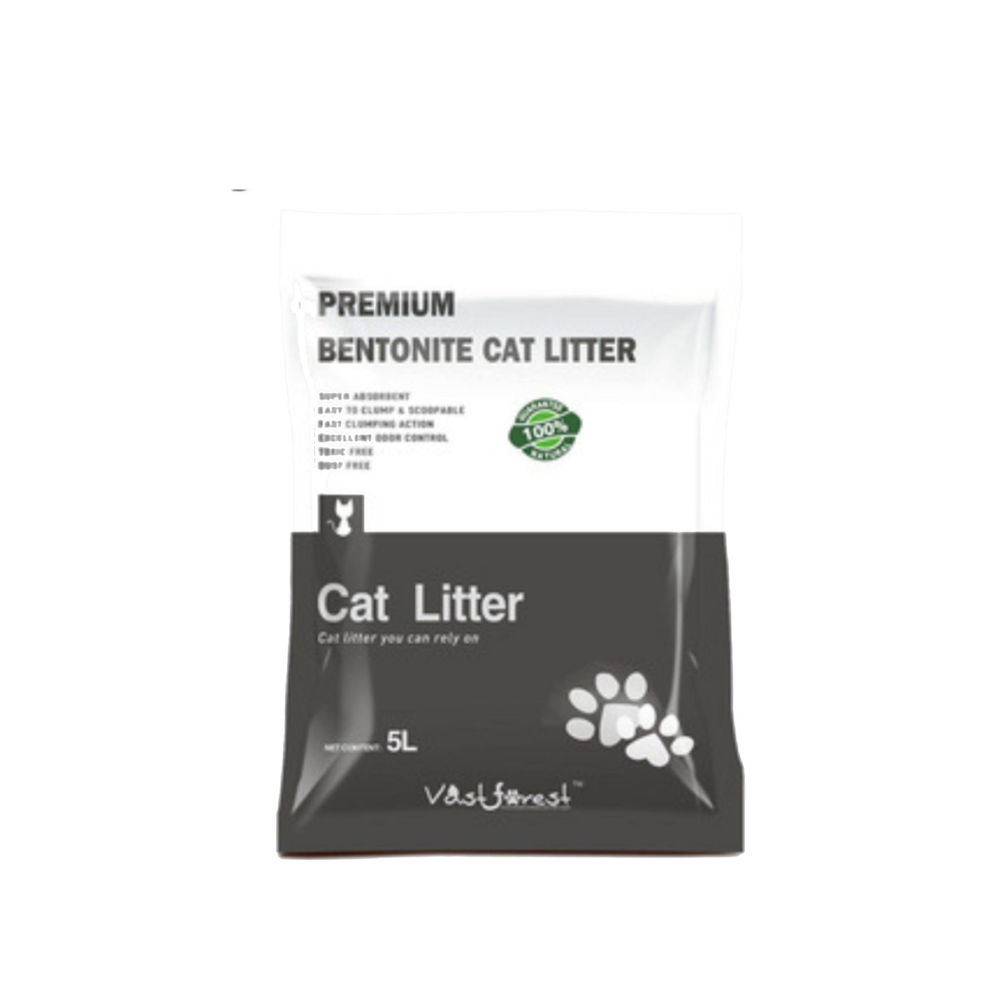 Fluffy Paws Cat Litter 5L - Unscented