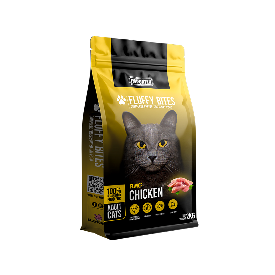 Fluffy Bites natural cat food ingredients